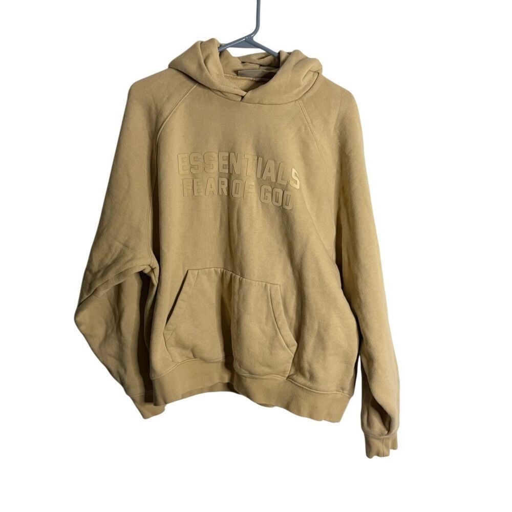 Essentials Fear Of God Sand Hoodie Size Medium